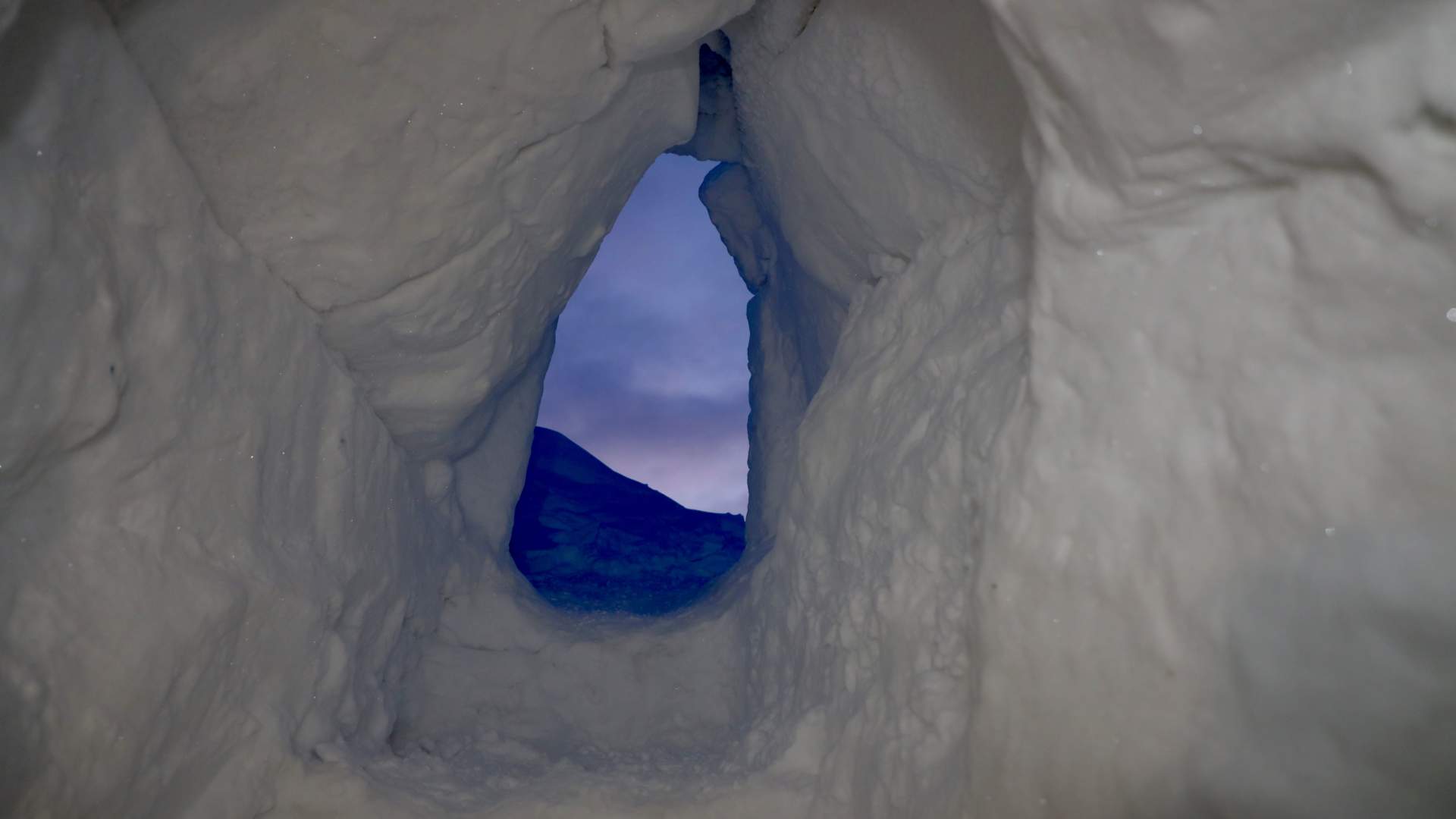Ice cave-entrance-from inside