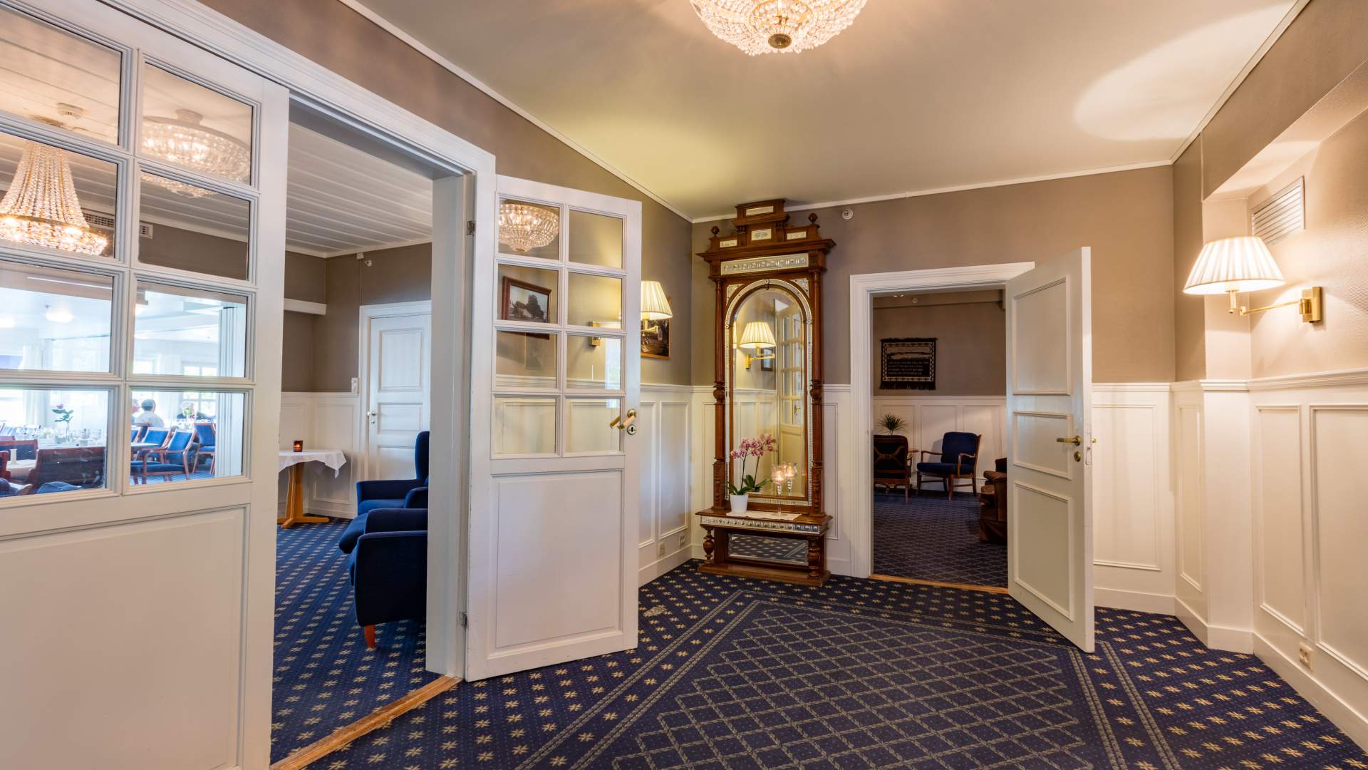 Inderøy Jegtvolden Fjordhotell Foto Sven-Erik Knoff innvendig stueområde