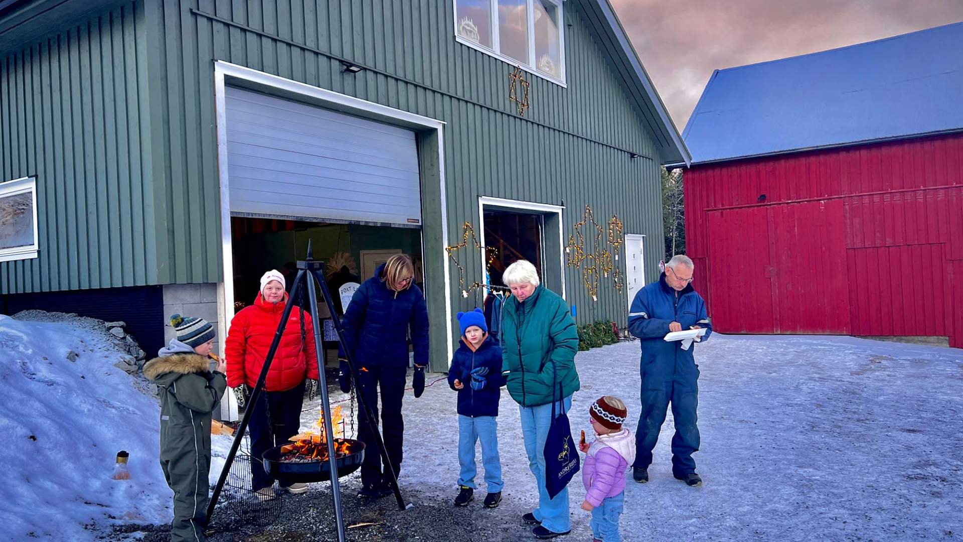 Julemarked på Selsethloftet