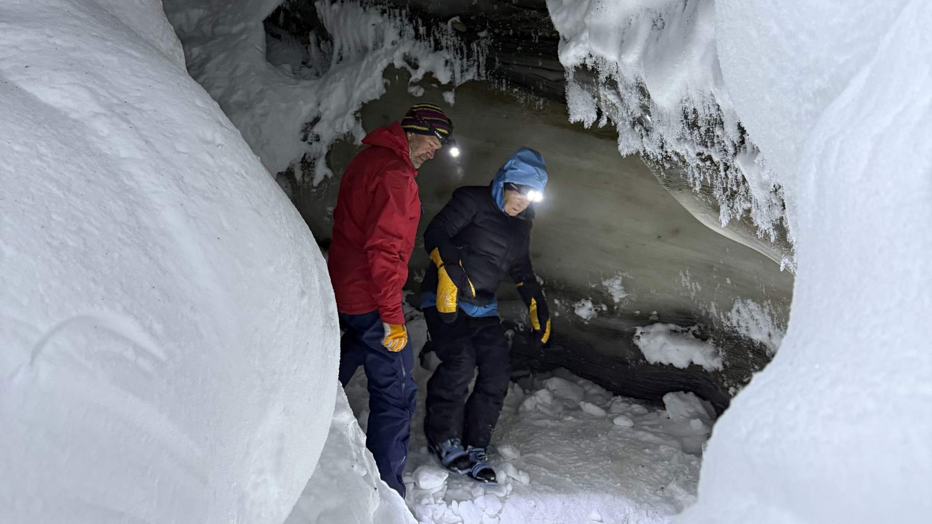Inside an ice cave - Backyard Svalbard by Andreas Gschwenter