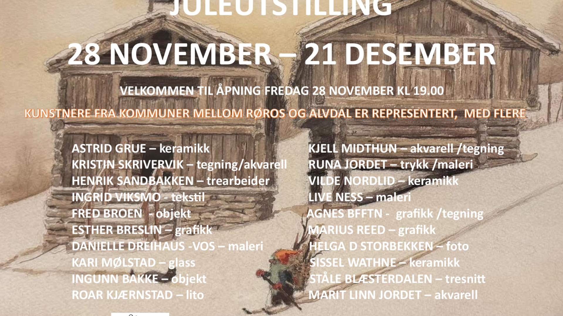 JULEUTSTILLING, TØYsentralen, Tolga