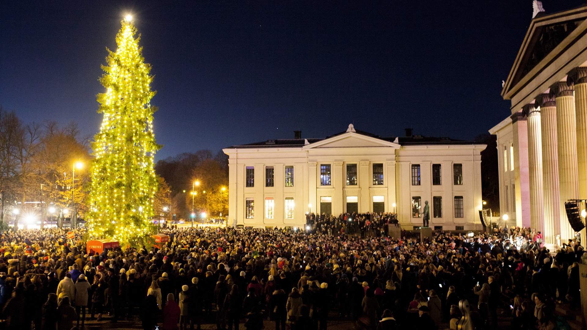 Lighting of the Christmas tree
