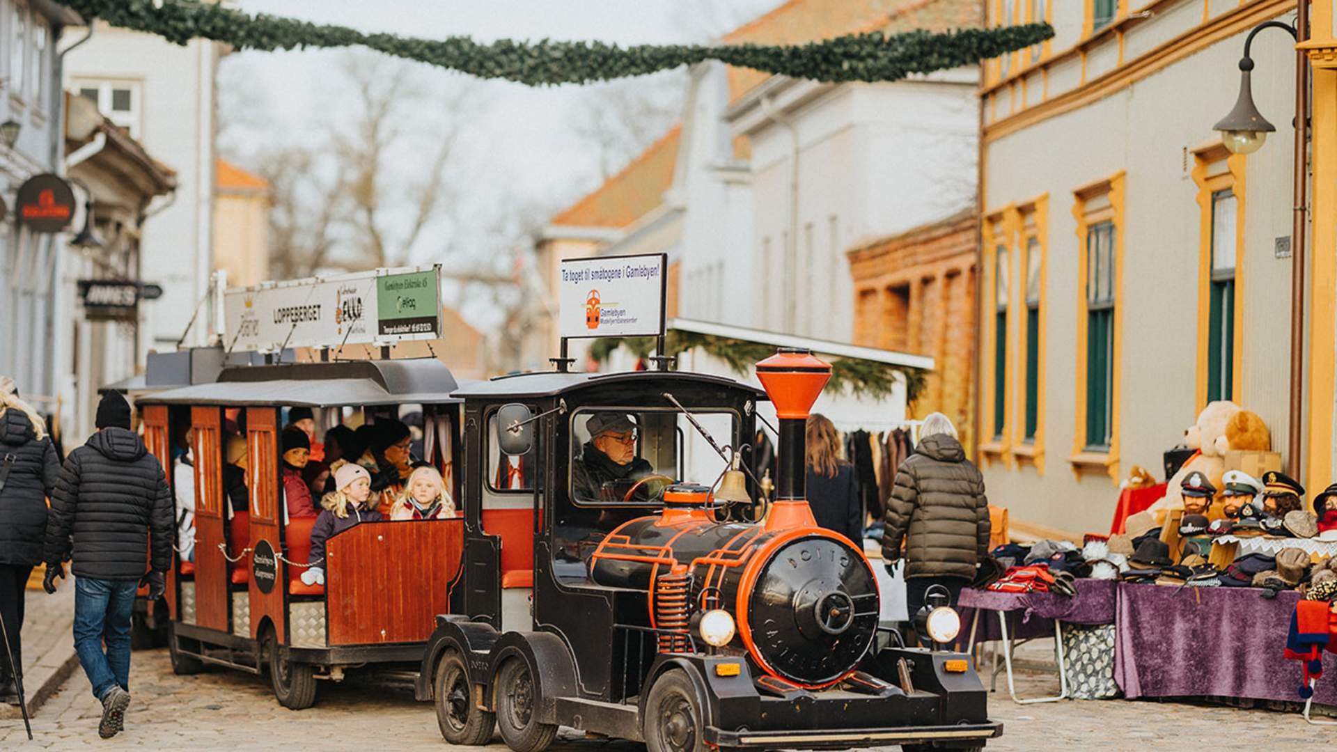 Christmas market in the Fortress Town, Gamlebyen Fredrikstad