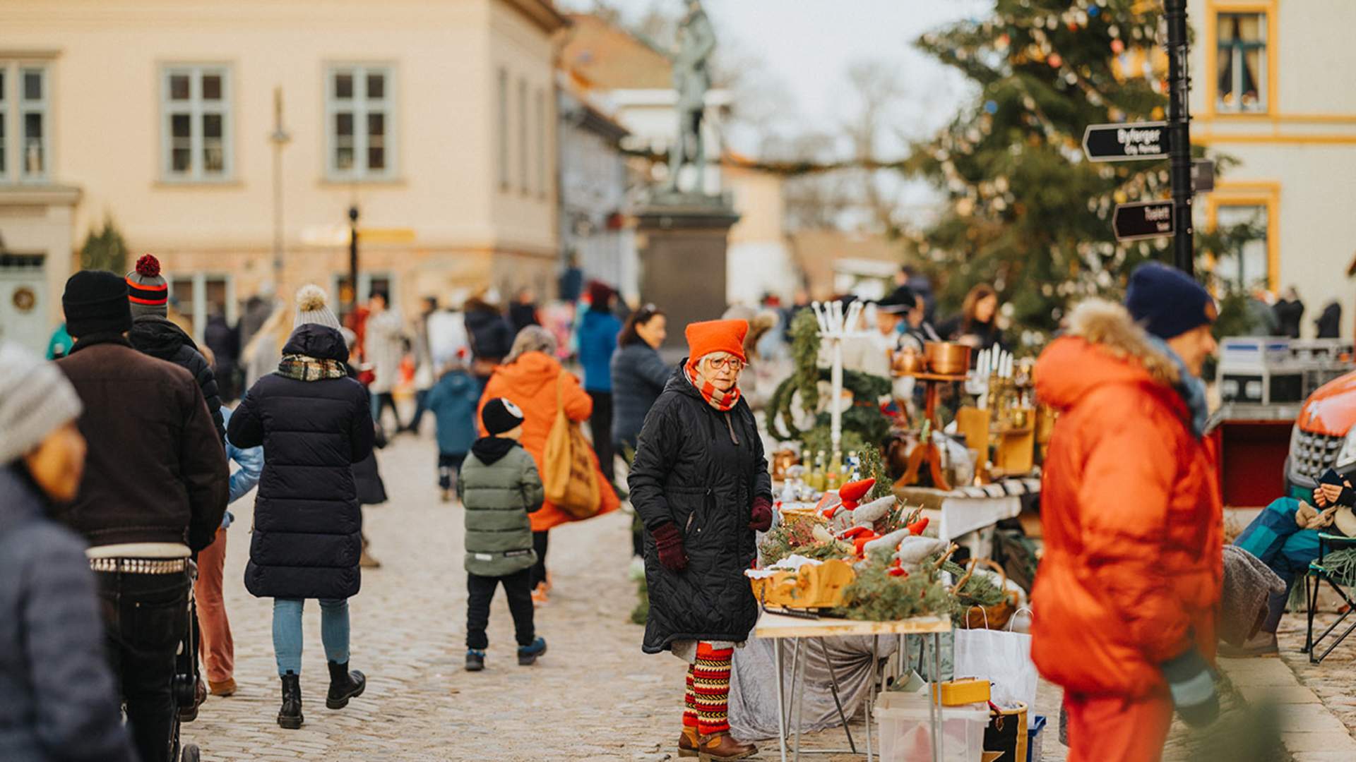 Christmas market in the Fortress Town, Gamlebyen Fredrikstad
