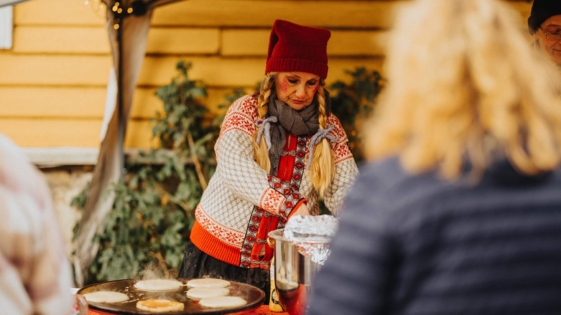 Christmas market in the Fortress Town, Gamlebyen Fredrikstad