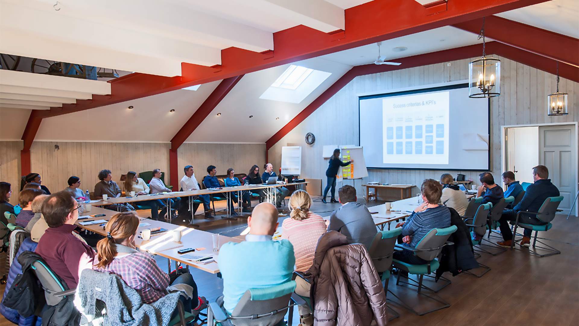 Konferansesal på Helgaker gård