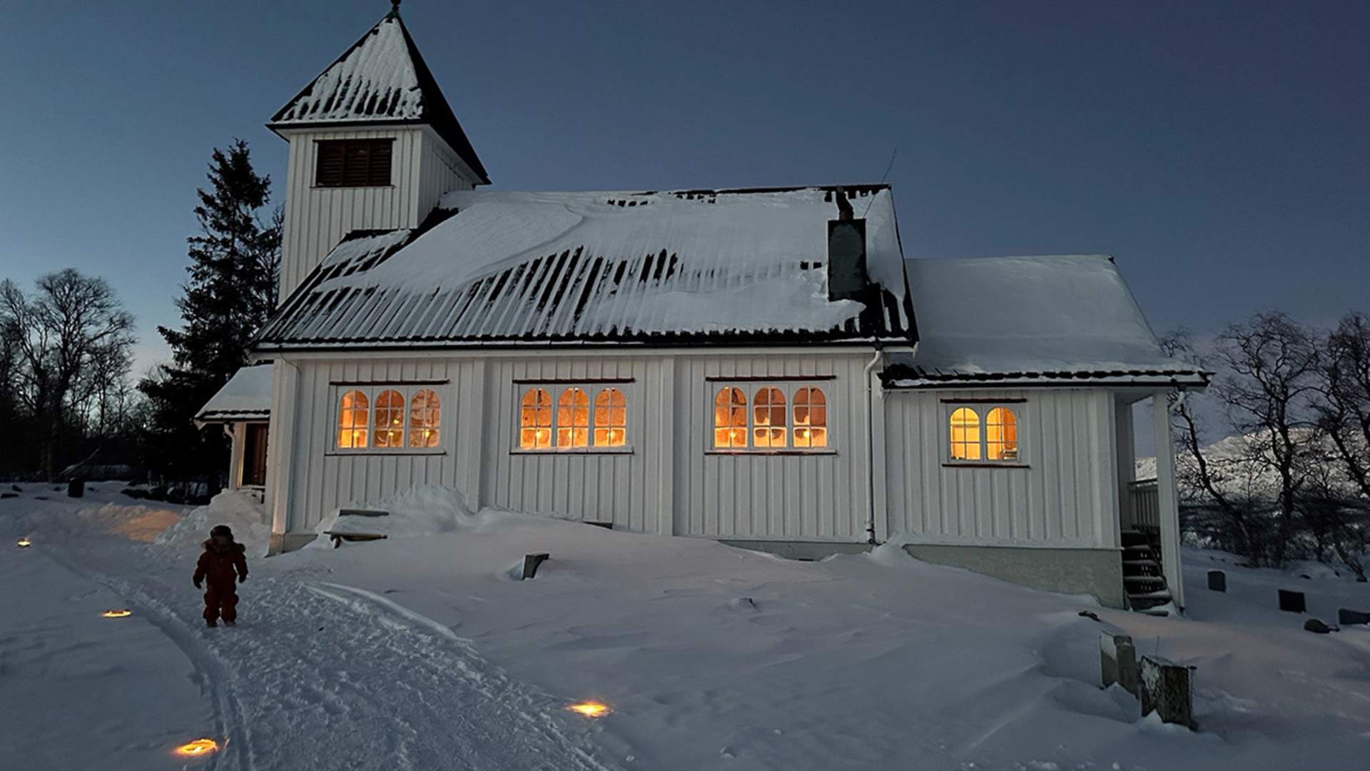 Kirke i vinter