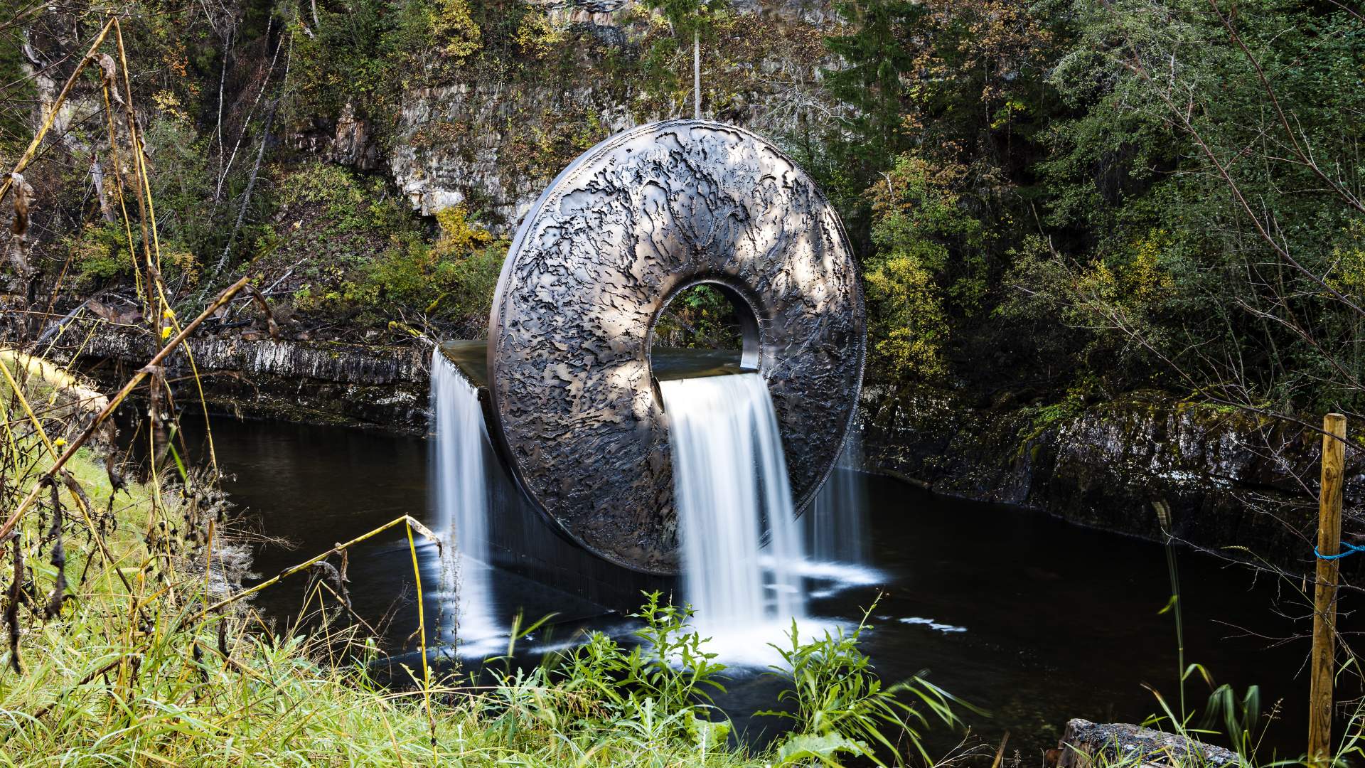 Kistefos Museet vannskulptur Foto Kistefos Museet