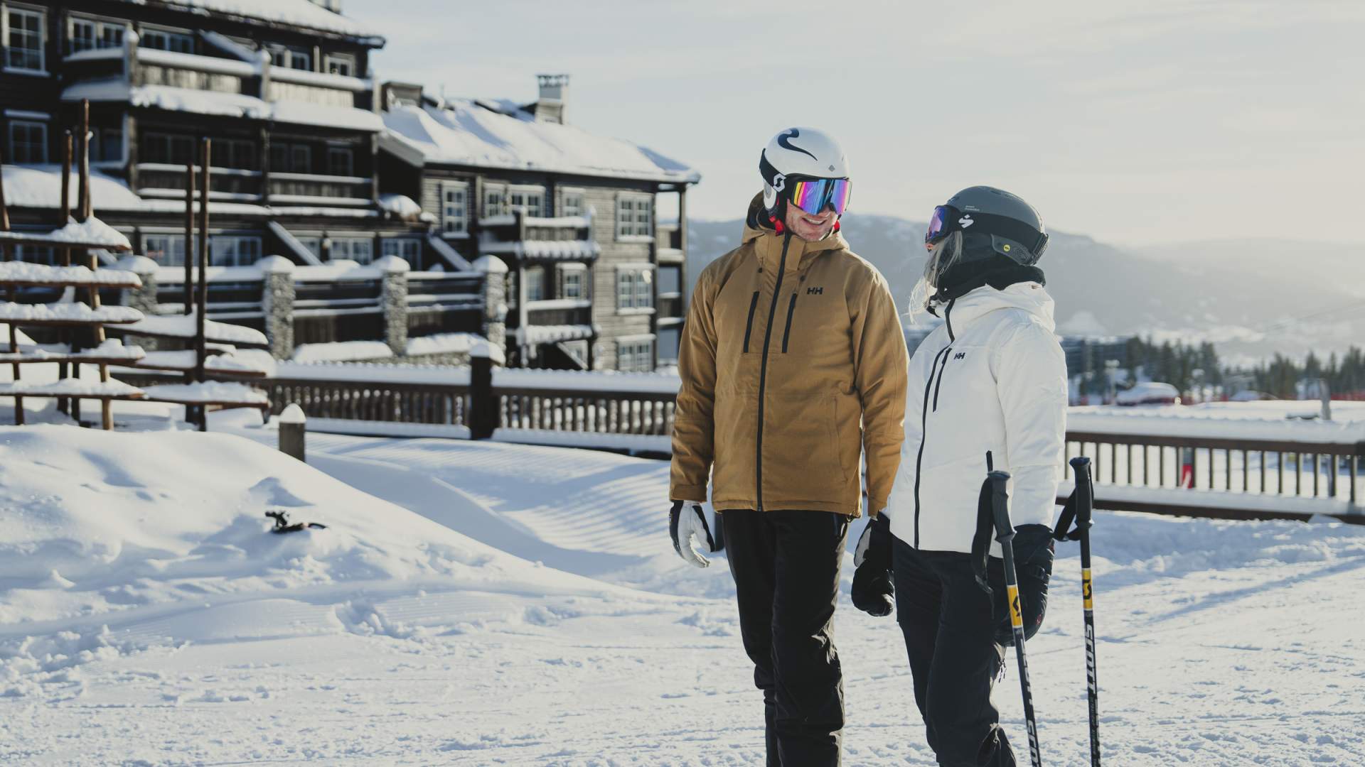 Kjærestepar Kvitfjell Jeanette og Tom Januar 2025 Kvitfjell-skiresort- Foto Martin Vinje - @Sykkel_M