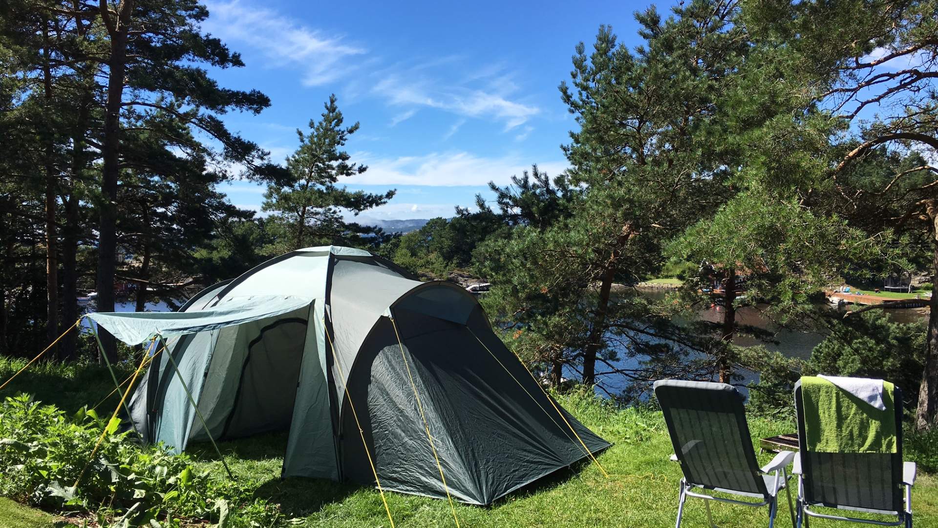 Kristiansand Feriesenter Camping in tent