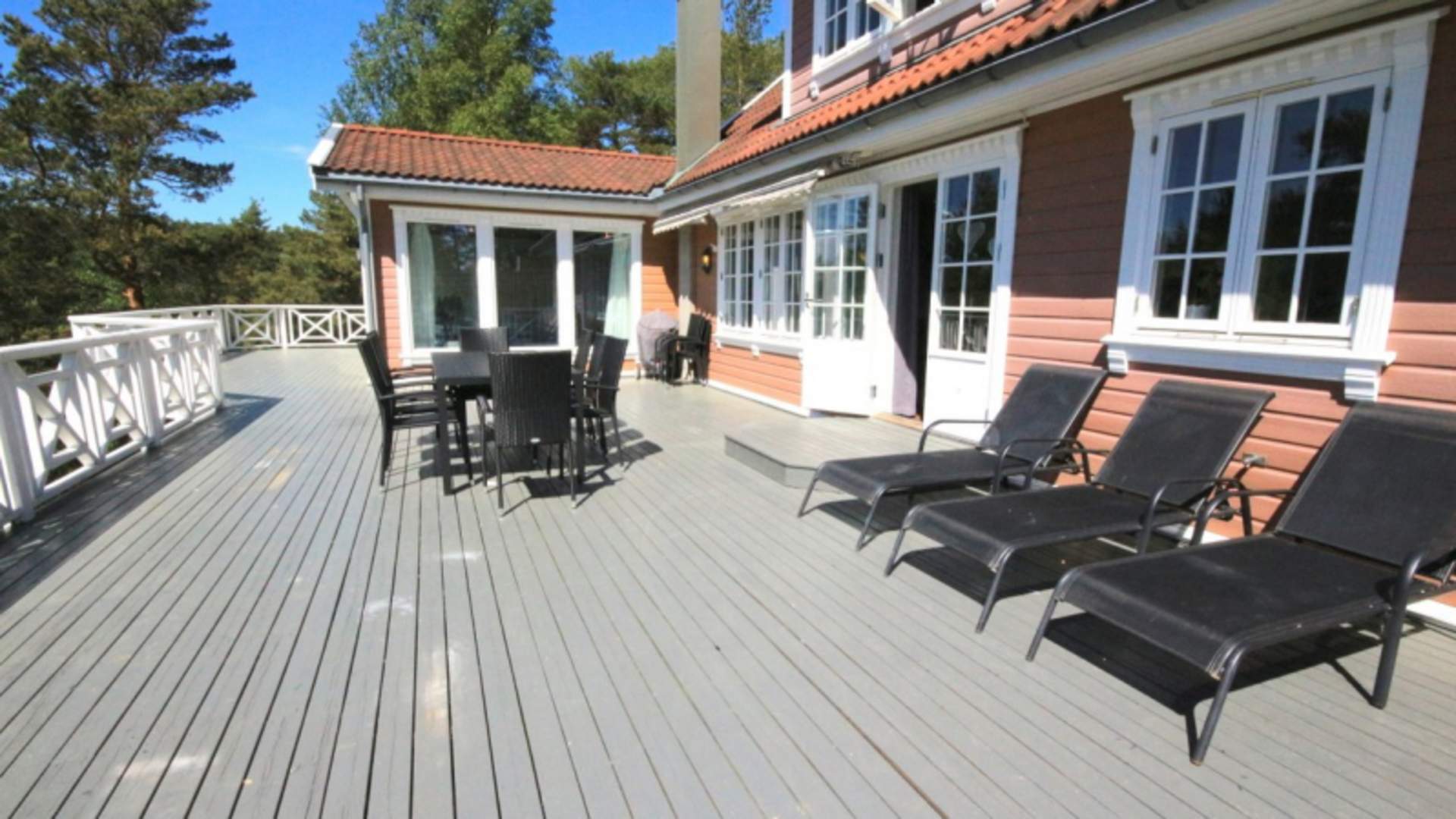 Kristianstua - terasse