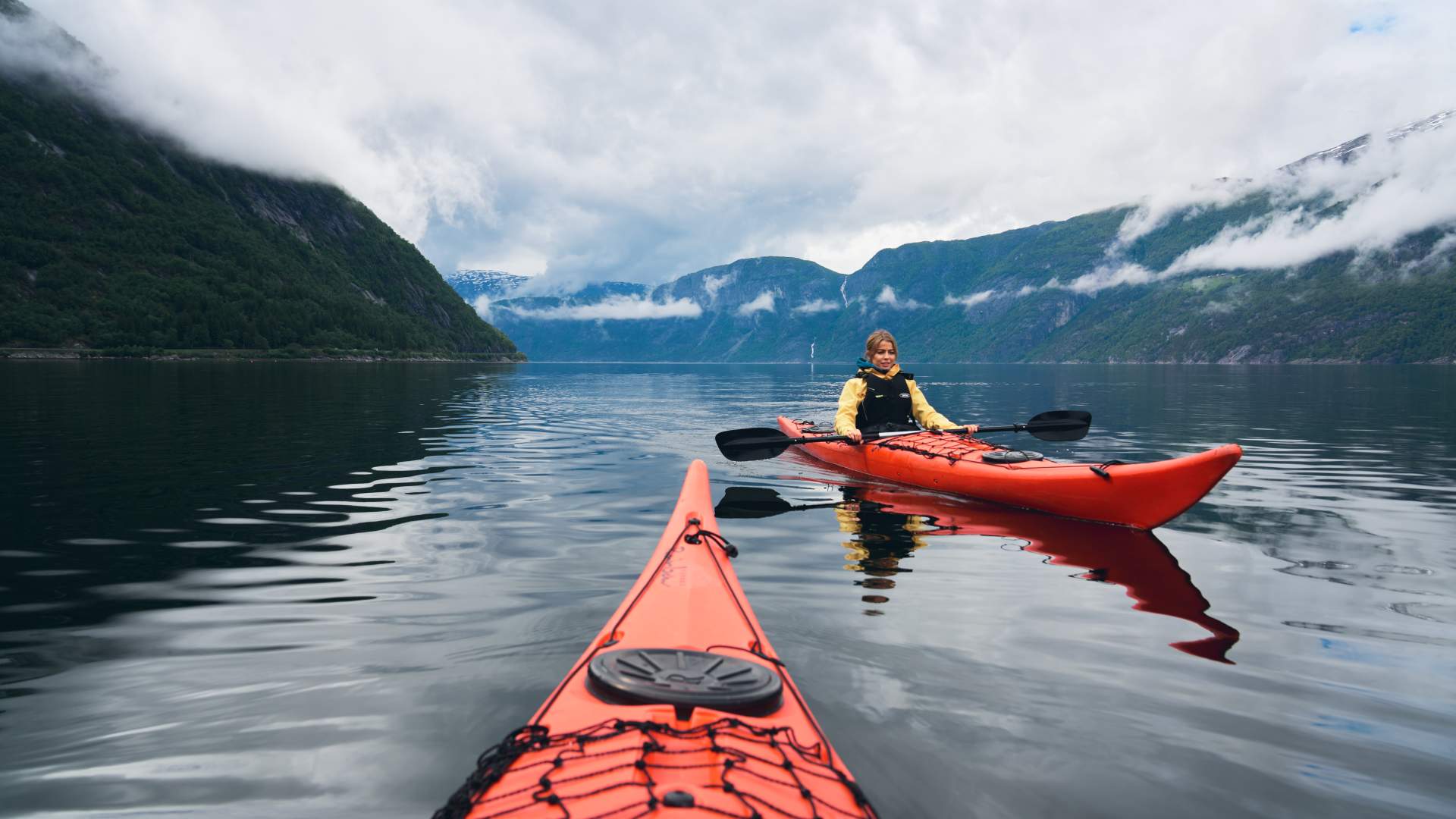 Landscape Eidfjord Kayak TOR08424