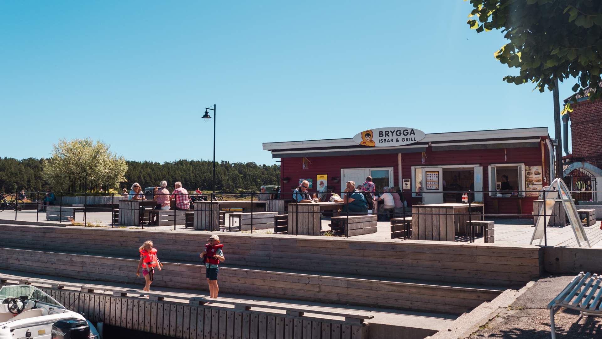 Langesund brygge Bamble (vet ikke om vi kan bruke dette med barna)
