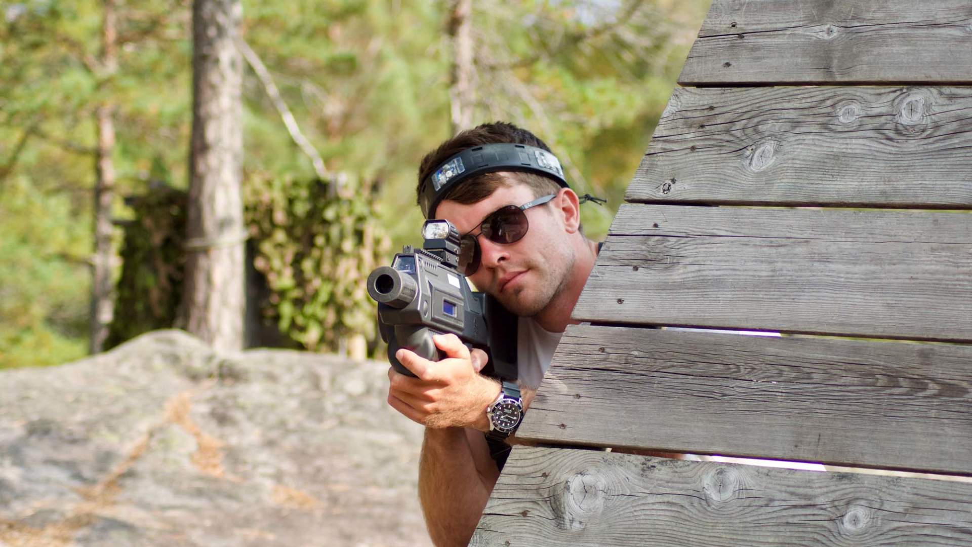 Laser tag på Hove