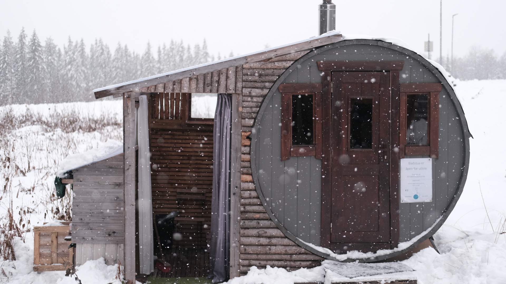 Lille badstua, vinter - Kristian Slaatsveen