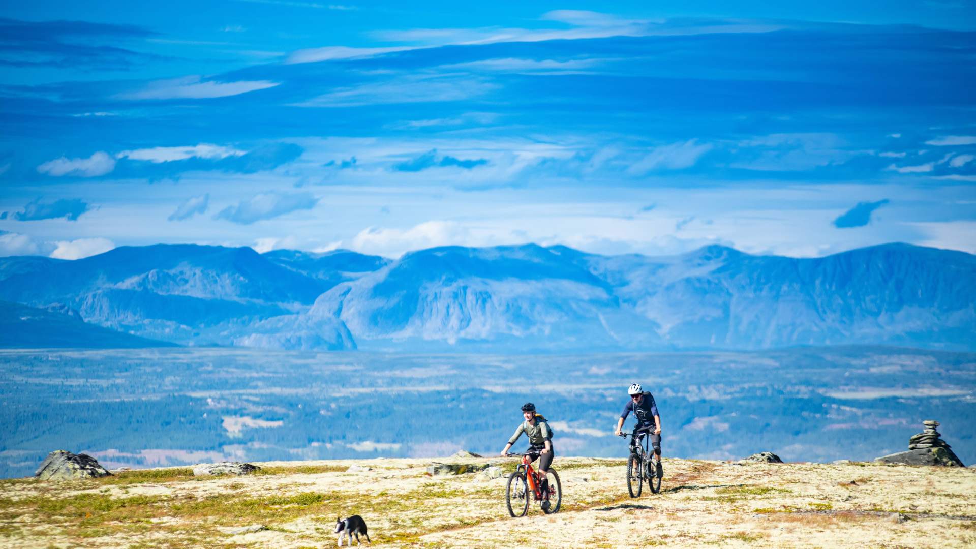 MTB riding in Nesbyen, Hallingdal