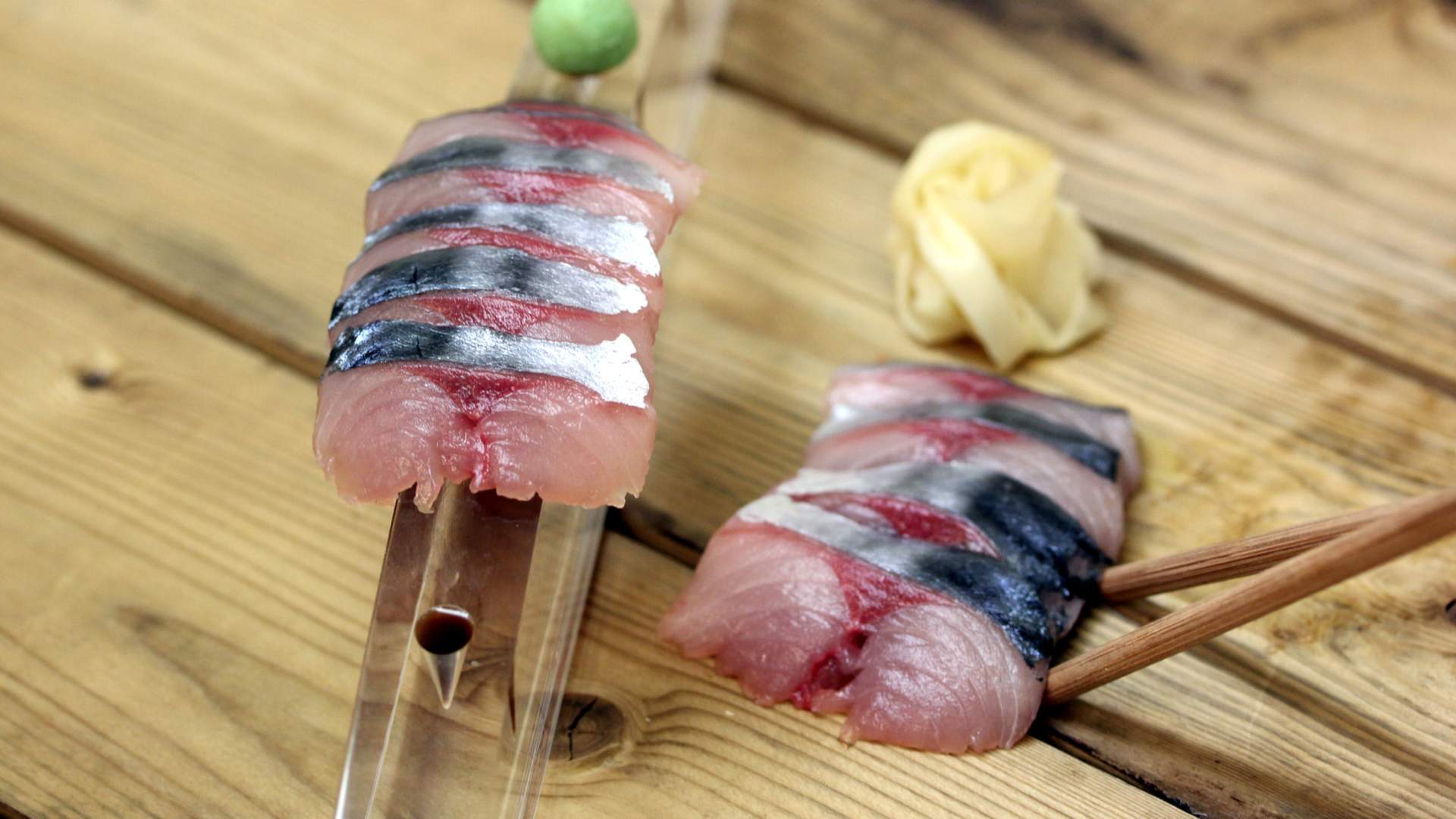 Makrell sashimi fra Reinhartsen i Kristiansand