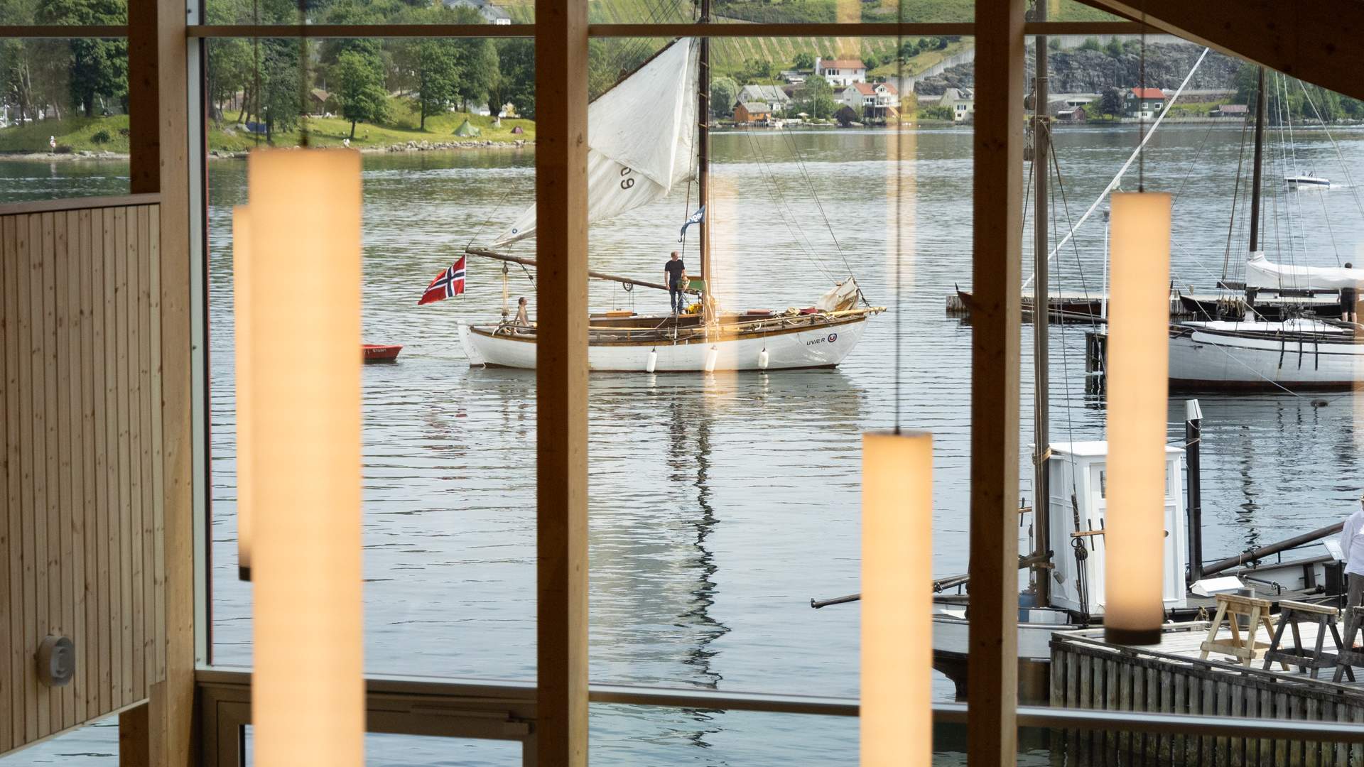 Maritim utsikt frå Kulturnaustet