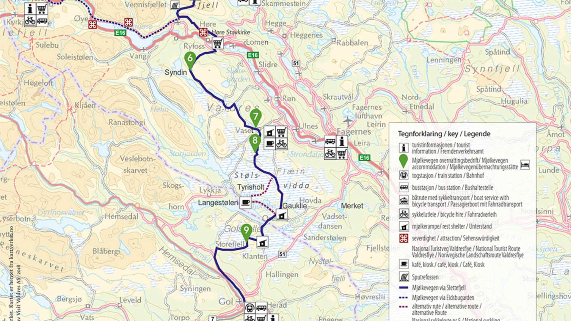Mjølkevegenbrosjyre_2020_kart sør_web