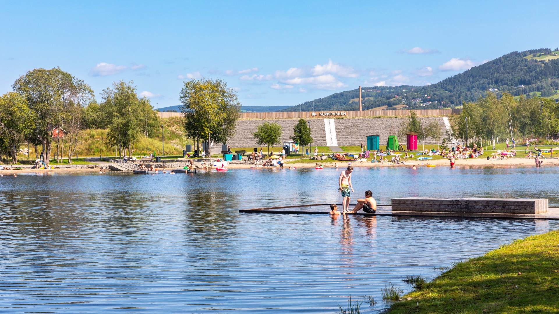 Mjøsparken badestrand