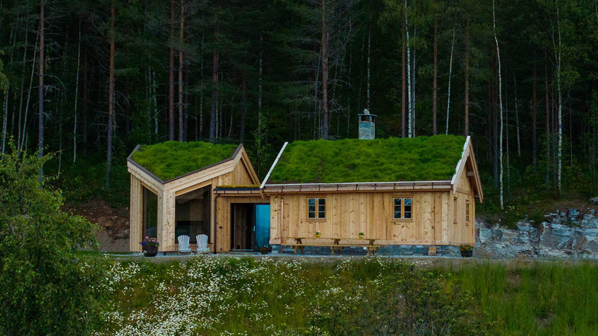 Notodden_sommer_MARTIN LITWICKI_hytte på Bolkesjø gård-web
