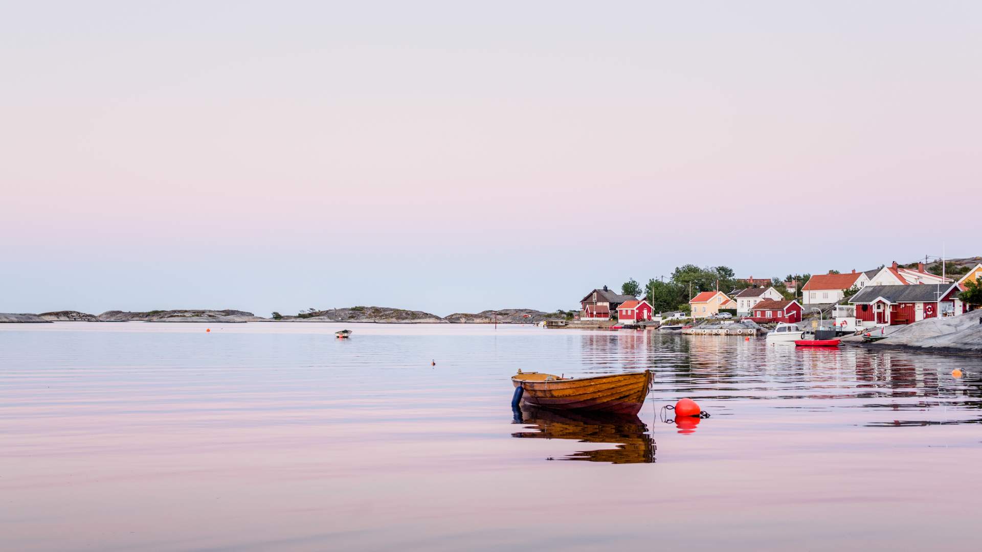 Portør Havn kveldsstemning