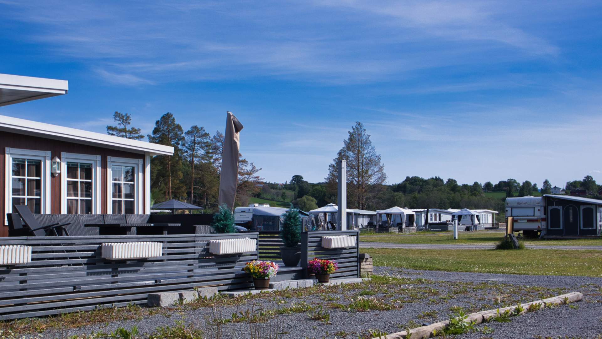 Campingliv på Odin Camping