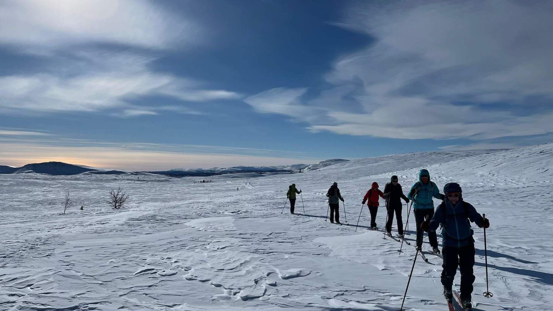 Off track nordic ski group l Venabu Fjellhotell