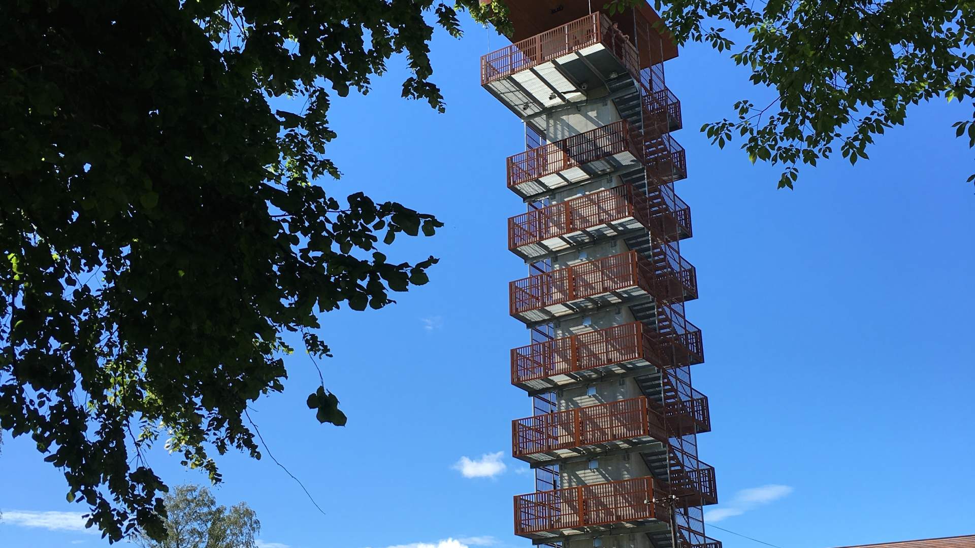 Olavs hall med utsiktstårn på Borgarsyssel Museum i Sarpsborg (Foto Bente Instanes, Østfoldmuseene)
