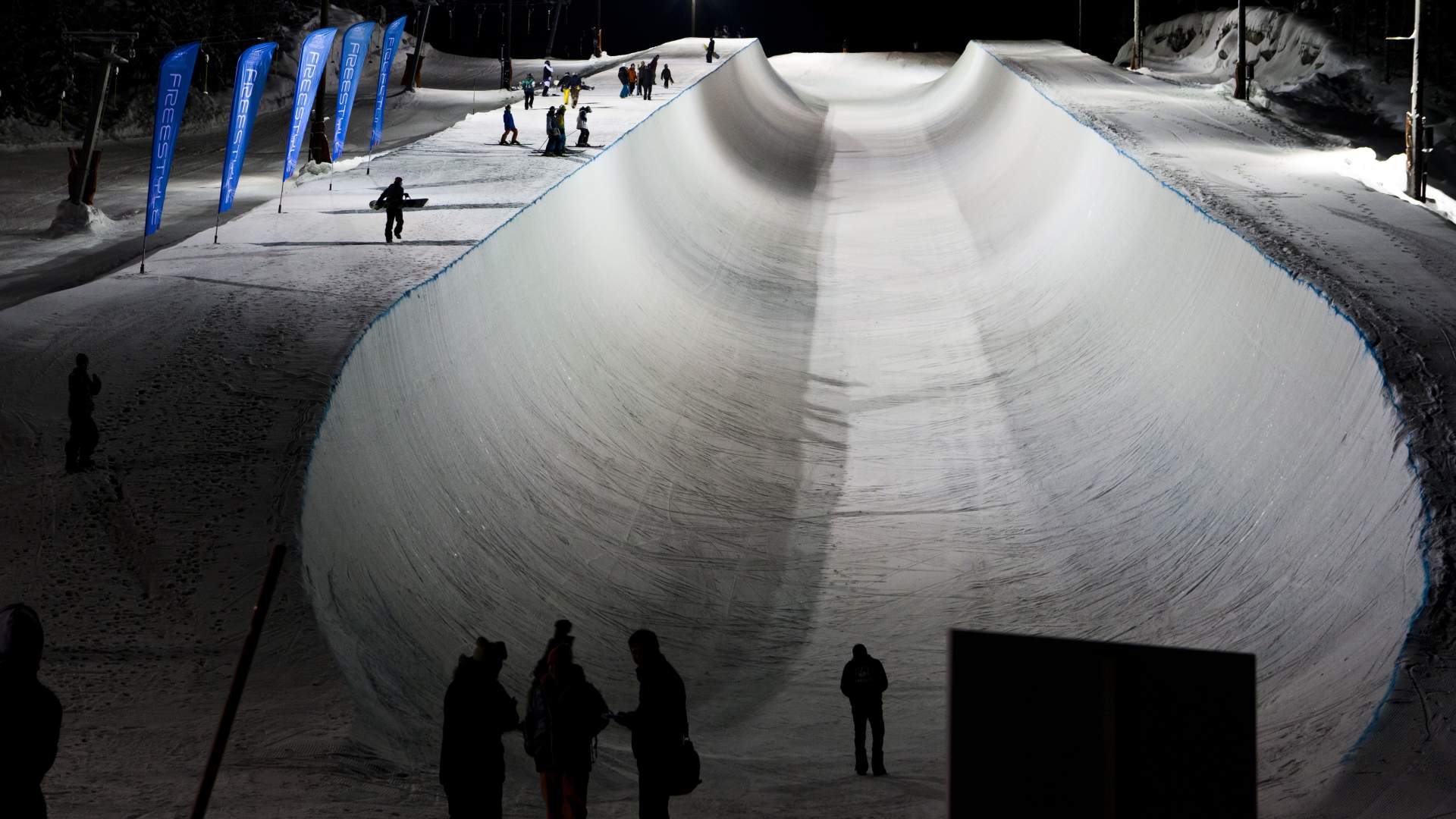 Oslo Vinterpark - halfpipe