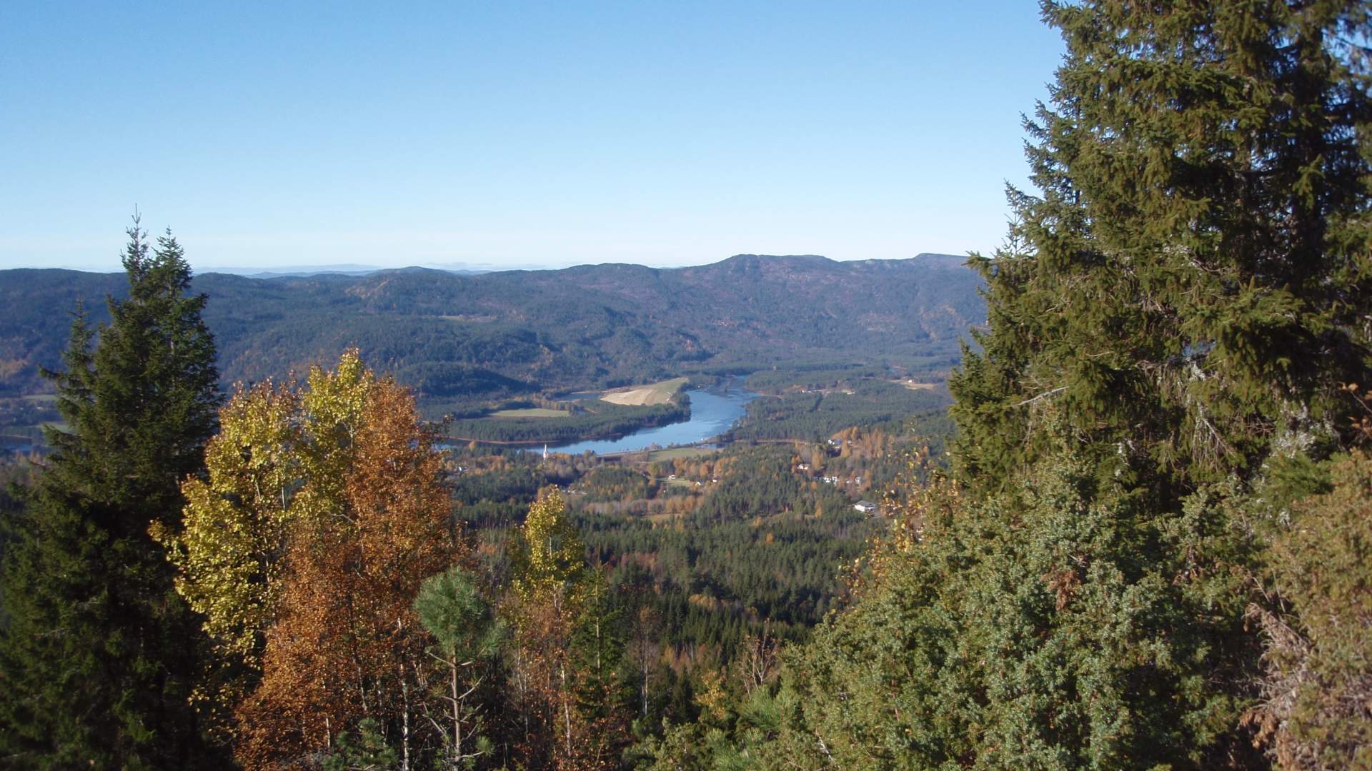 Utsikt fra Mykleåsen