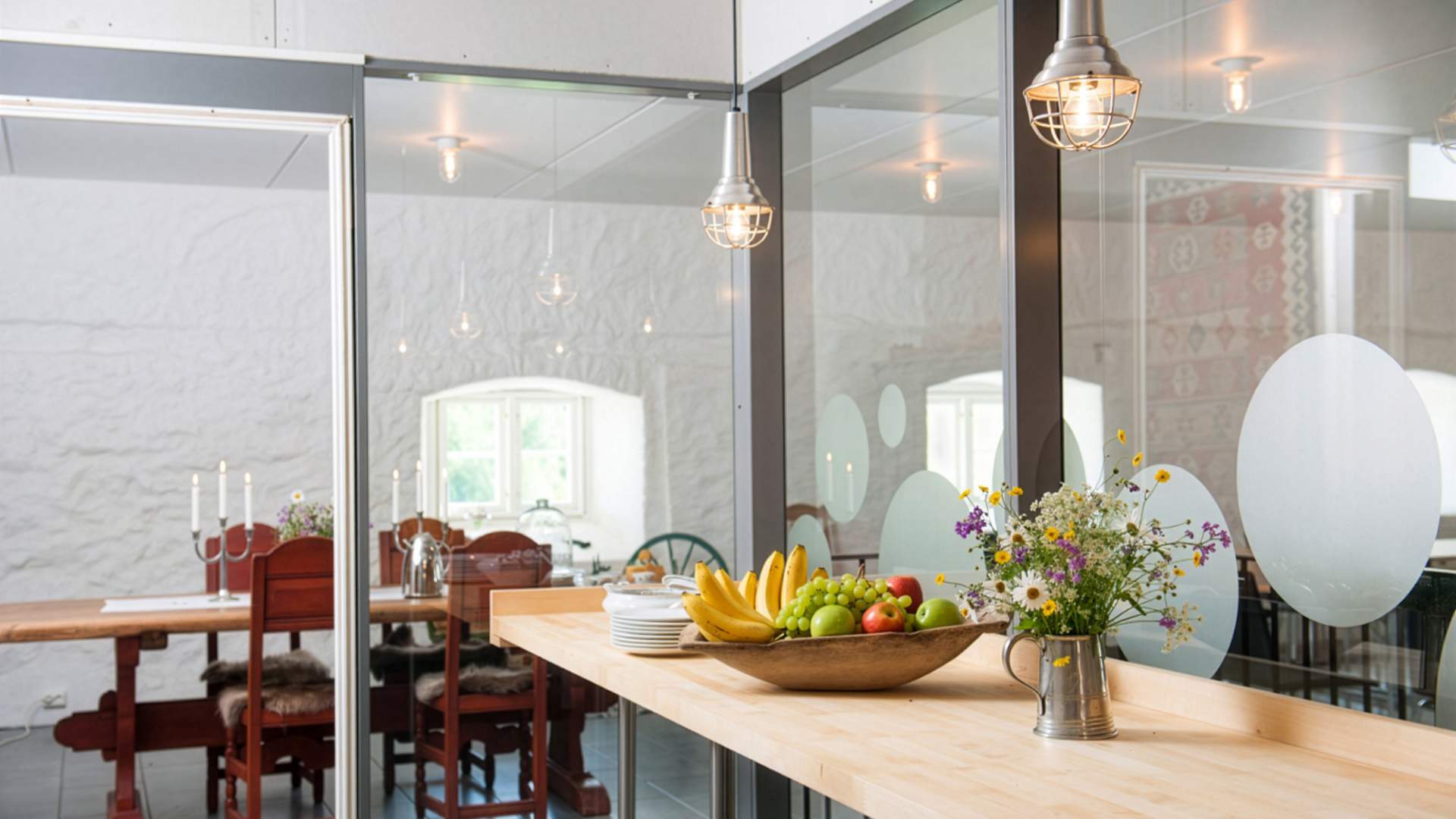 Pauserom på Helgaker gård