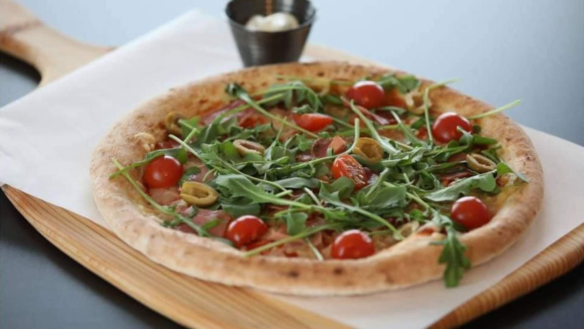 Pizza på Vierli kafeteria