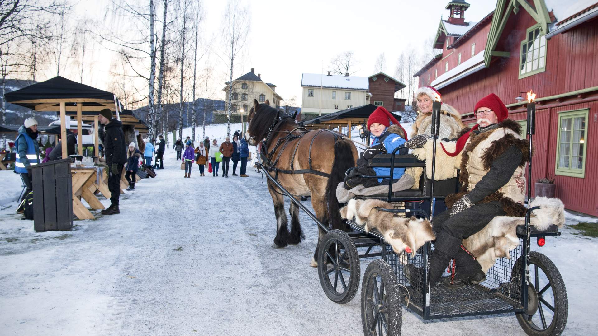 Julemarked på Aulestad