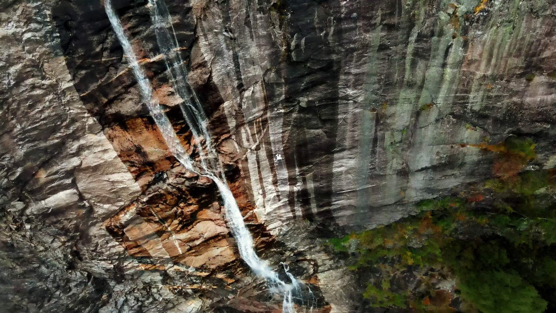 Reia°rsfossen rappellering i Setesdal