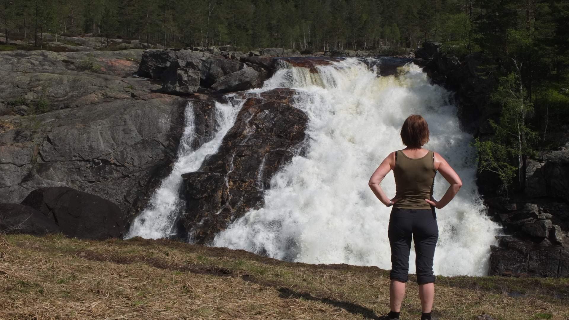 Rjukanfossen på Tovdal i Åmli kommune