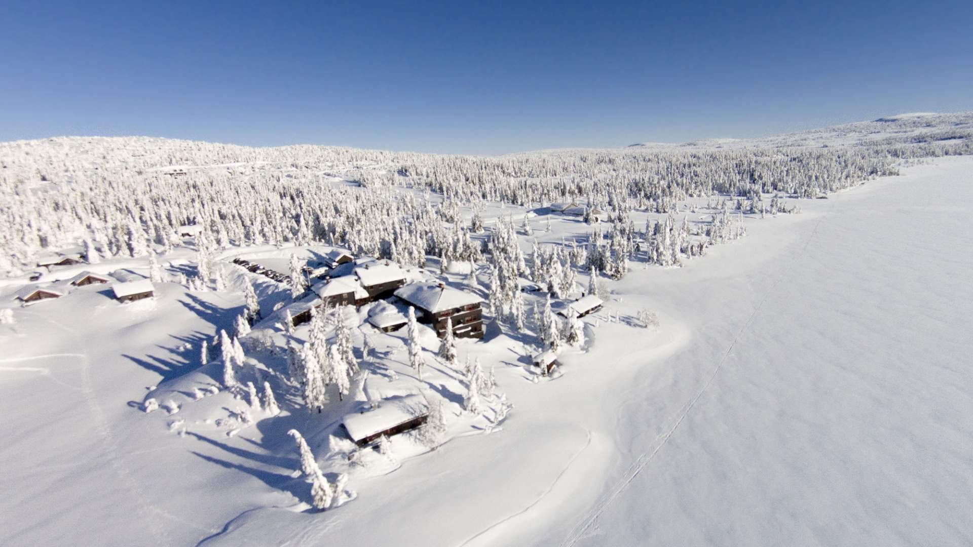 Rustad hotel vinter