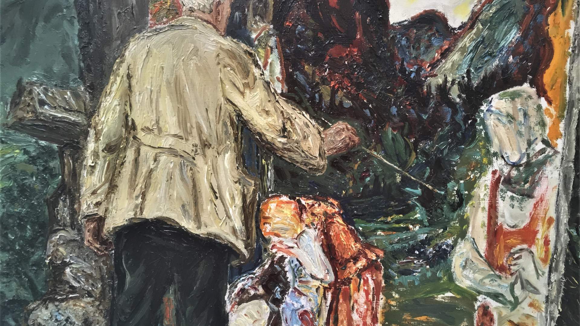 Sørensen målar av Harald Kihle