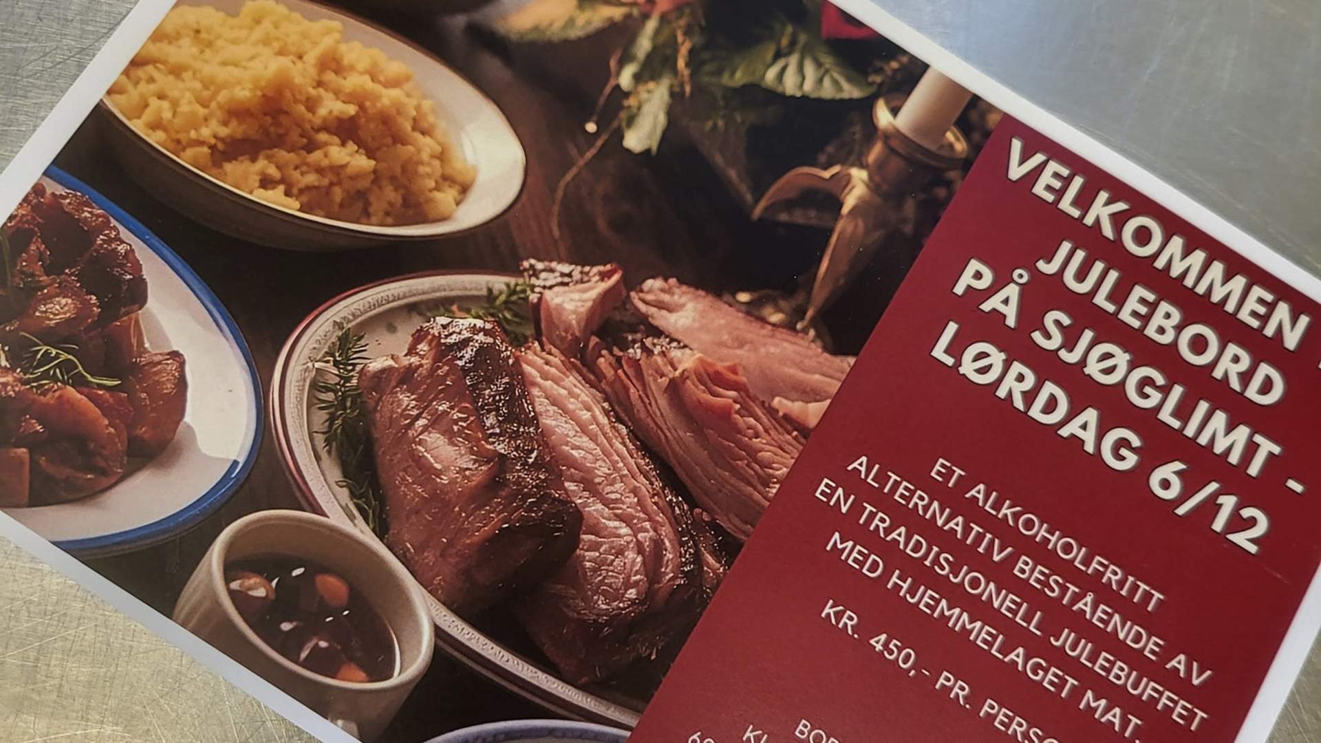 Julebord på Sjøglimt