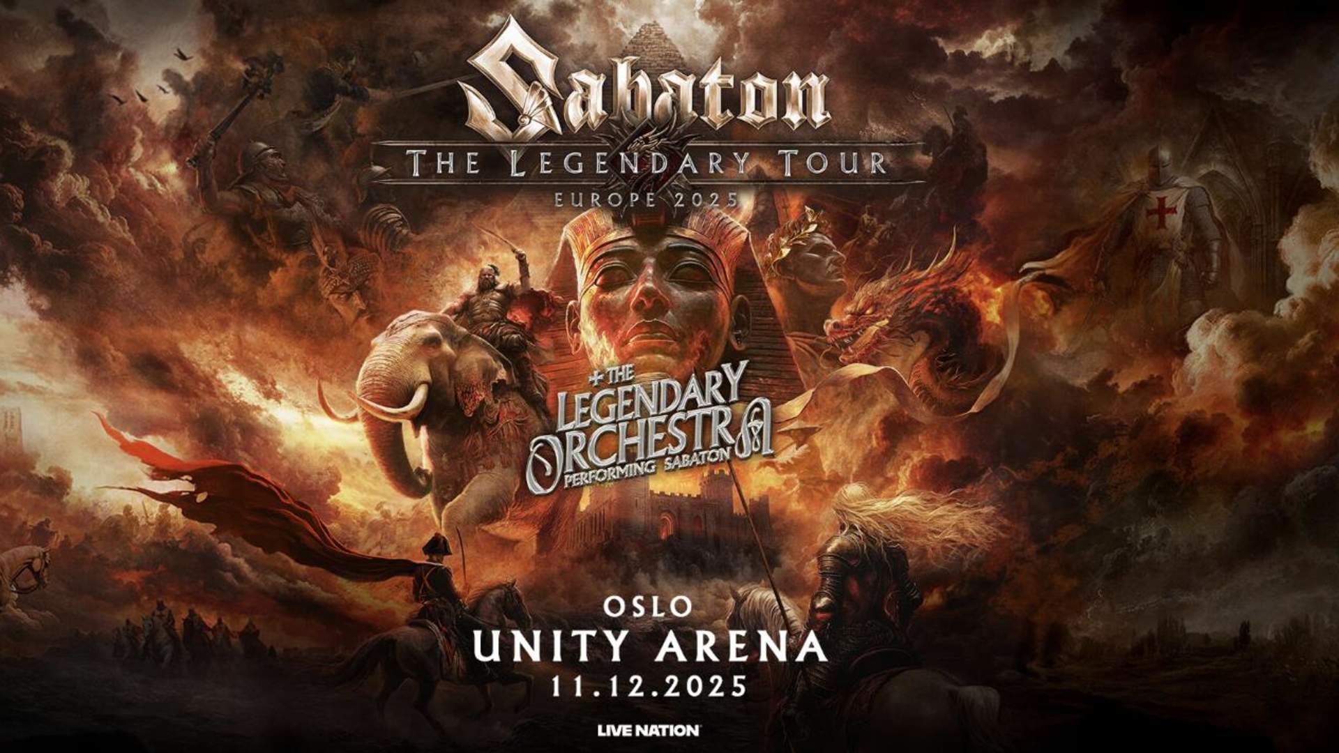 Sabaton - The Legendary Tour Europe 2025