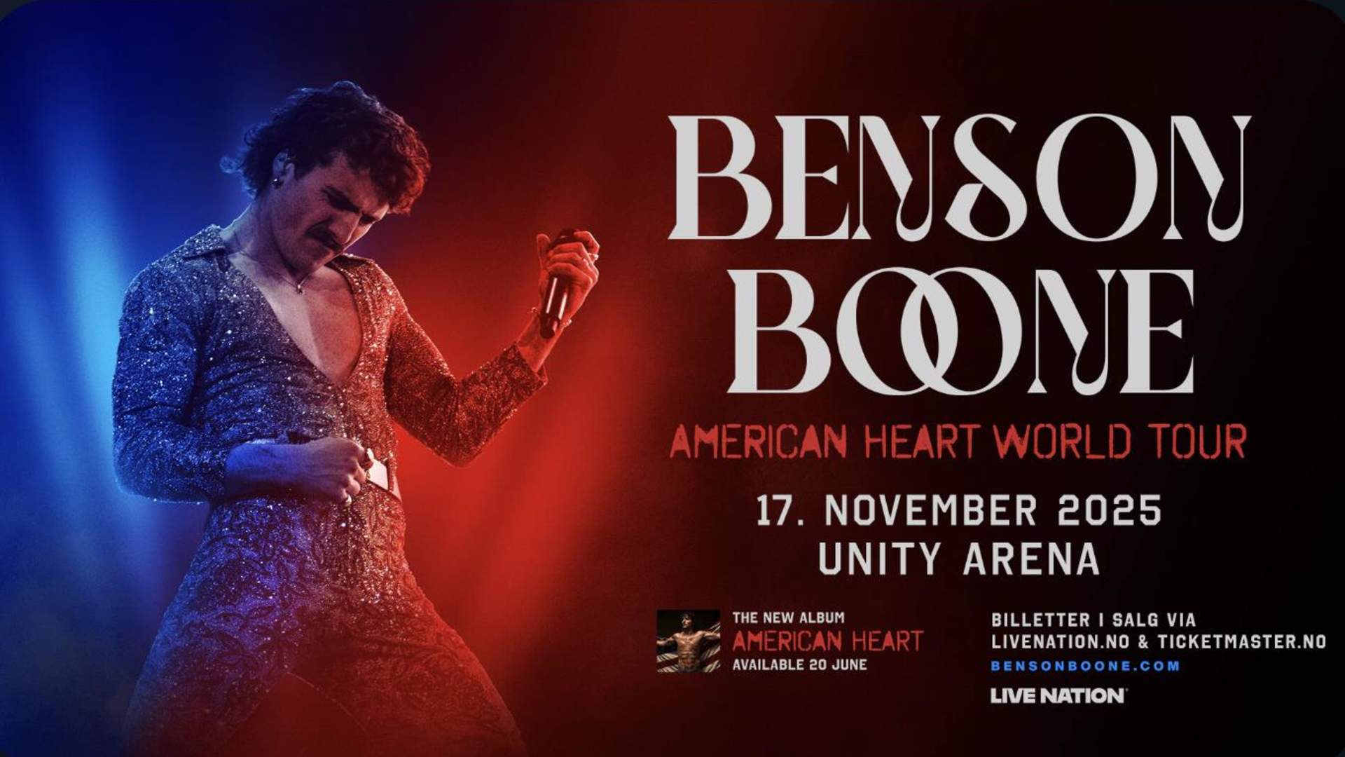 Benson Boone - American Heart Tour