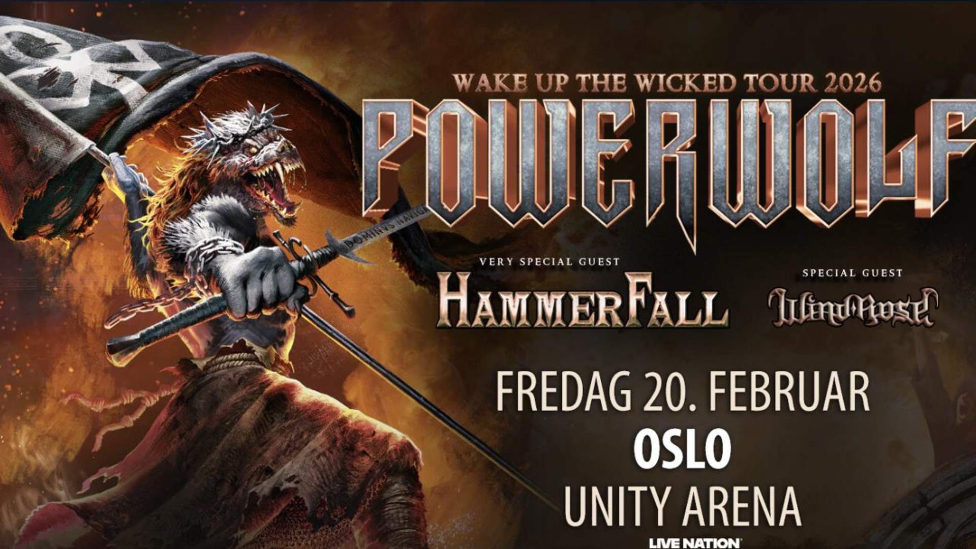 POWERWOLF - Wake Up The Wicked Tour 2026