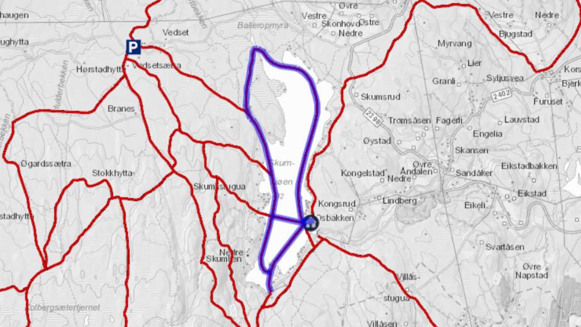 Skumsjøen rundt_Ski_Skiforeningen