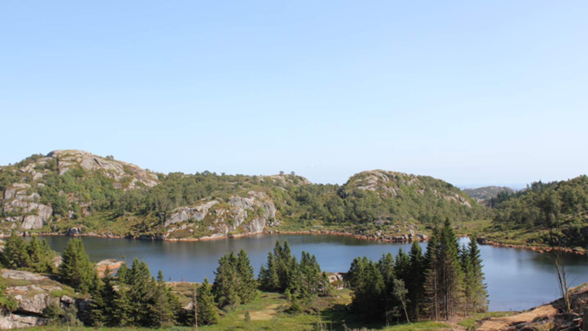 Utsikt over Øyvindselvann