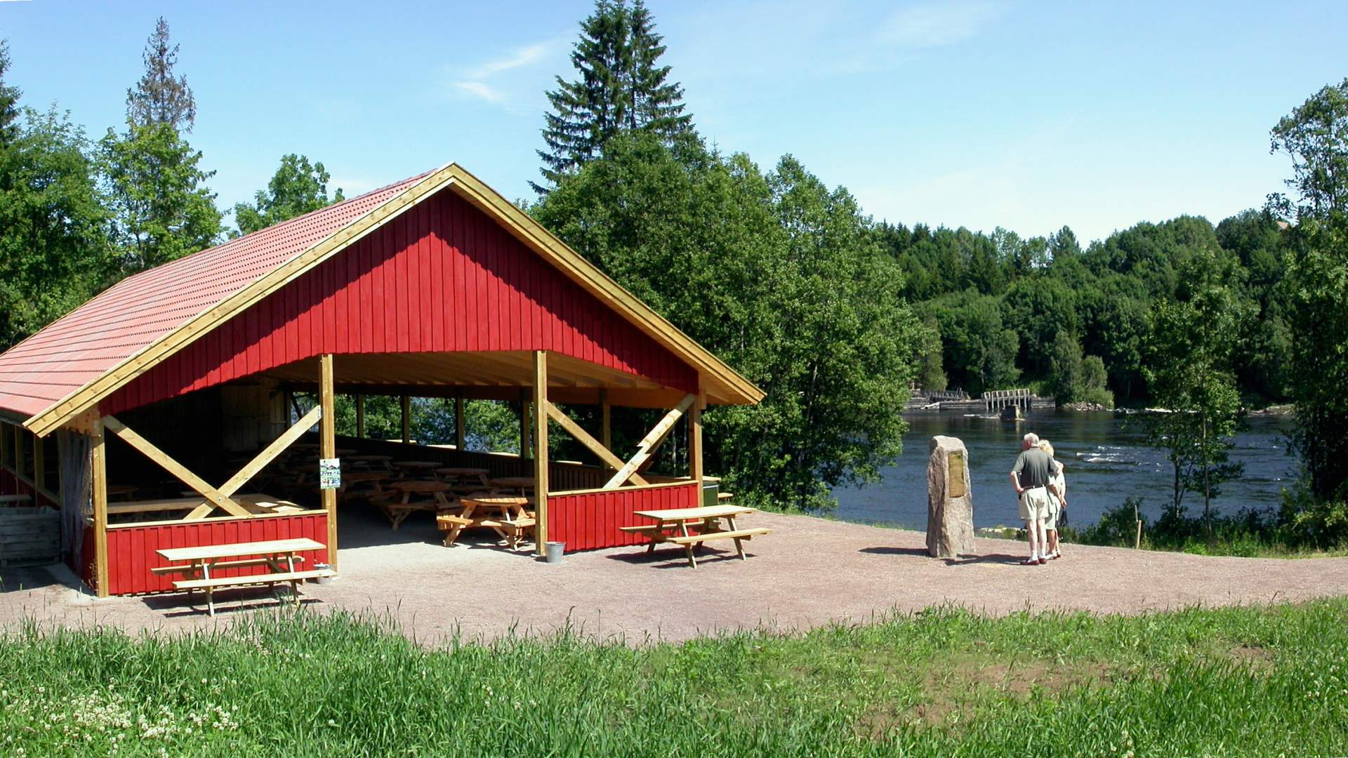 Kjærra Fossepark, Stolpehuset