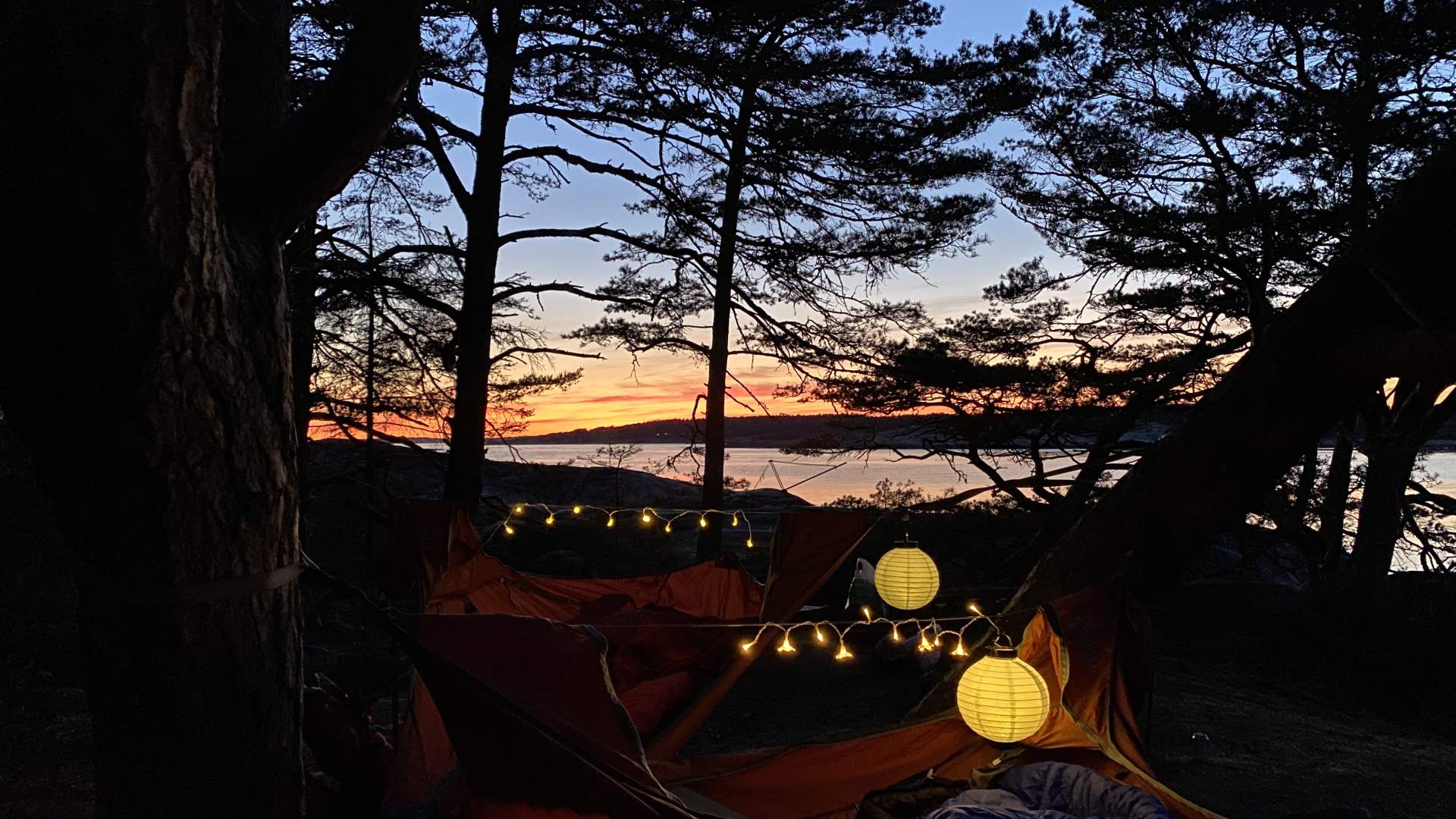 Storesand_natt_hengekøye_Hvaler