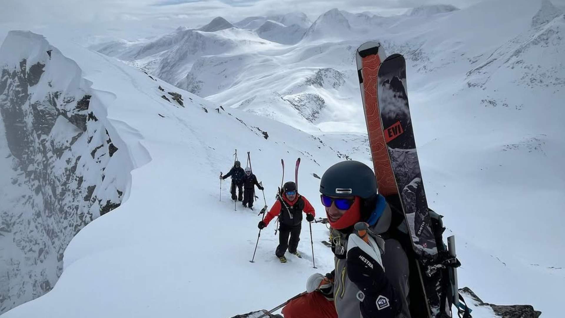 To flotte dager i majestetisk terreng. Bra turer, bra snø og bra folk. Takk for ra° dager @palros