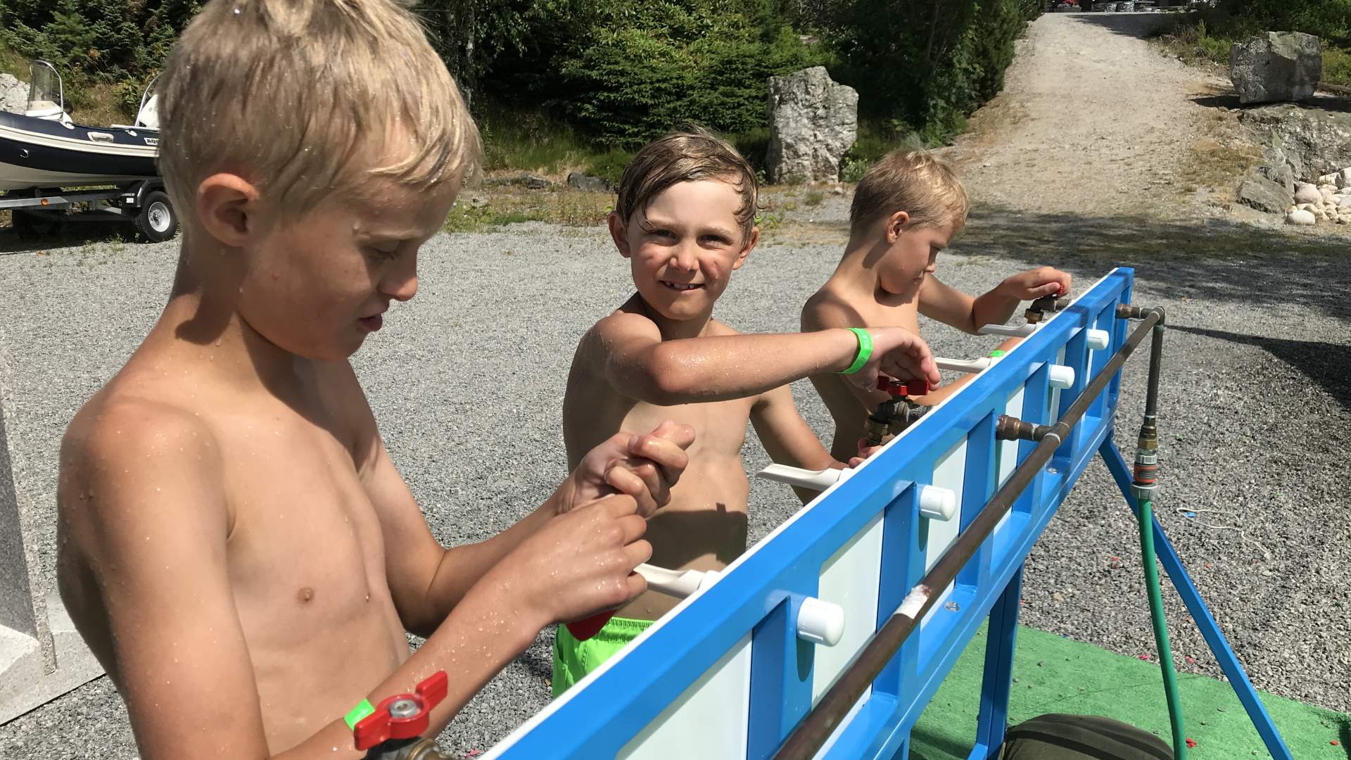 Uteaktiviteter i Mineralparken