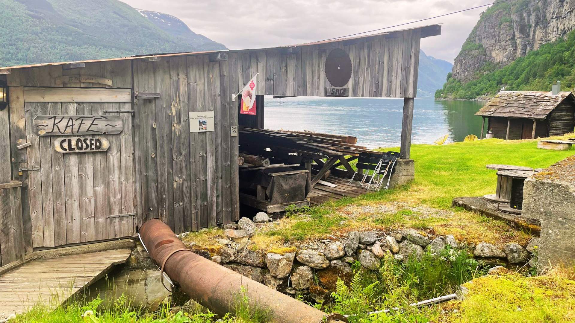 Feigesagi - under Feigefossen