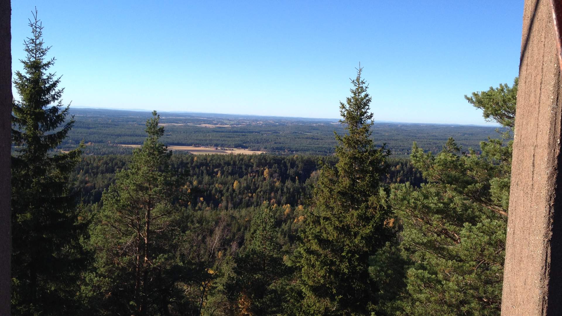 Utsikt fra Linnekleppen